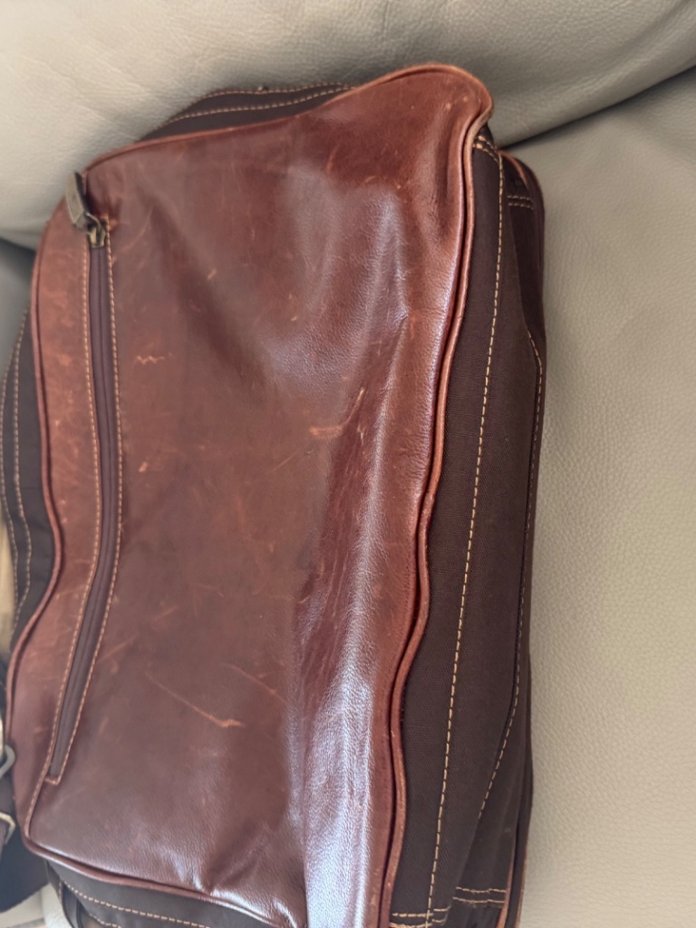 Boconi Leather Computer Bag/Backpack - Picture 5 of 5